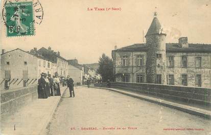 / CPA FRANCE 81 "Brassac, entrée de la ville"