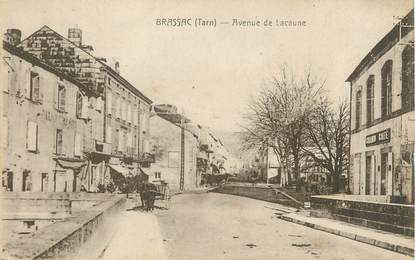 / CPA FRANCE 81 "Brassac, av de Lacaune"