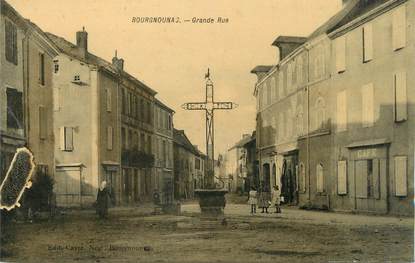 / CPA FRANCE 81 "Bourgnounac, grande rue"