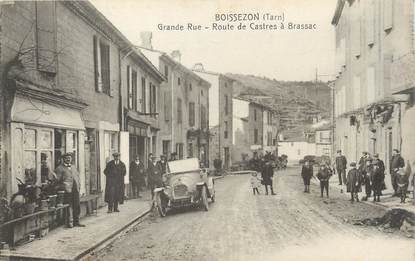 / CPA FRANCE 81 "Boissezon, grande rue"