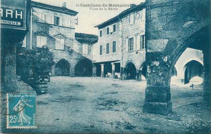 / CPA FRANCE 81 "Castelnau de Montmirail, place de la mairie"