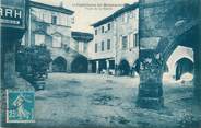 81 Tarn / CPA FRANCE 81 "Castelnau de Montmirail, place de la mairie"