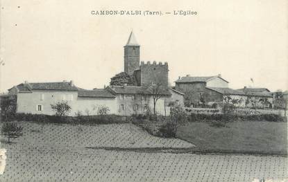 / CPA FRANCE 81 "Cambon d'Albi, l'église"