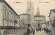 81 Tarn / CPA FRANCE 81 "Cadalen, vieille tour et mairie"