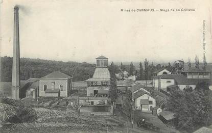 / CPA FRANCE 81 "Mines de Carmaux, siège de la Grillatié"