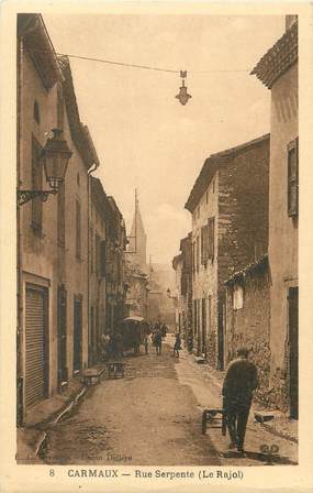 / CPA FRANCE 81 "Carmaux, rue Serpente"