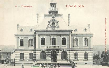 / CPA FRANCE 81 "Carmaux, hôtel de ville"