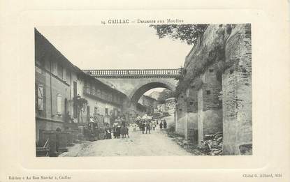 / CPA FRANCE 81 "Gaillac, descente aux moulins"