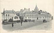 28 Eure Et Loir CPA FRANCE 28 "Chartres, la Place Saint Michel et le monument aux morts"