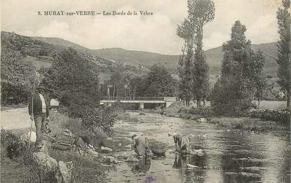 / CPA FRANCE 81 "Murat sur Vèbre, les bords de la Vèbre"