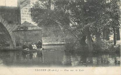  CPA FRANCE 28 "Cloyes, vue sur le Loir"