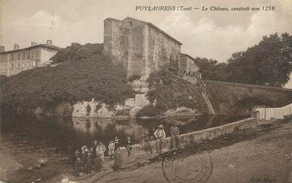 / CPA FRANCE 81 "Puylaurens, le château"