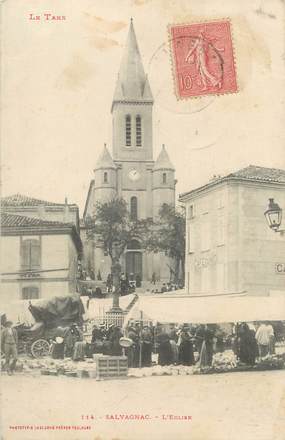 / CPA FRANCE 81 "Salvagnac, l'église "