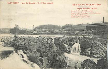 / CPA FRANCE 81 "Saint Juéry, vue du barrage et de l'usine" / VIGNETTE