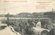 81 Tarn / CPA FRANCE 81 "Saint Juéry, vue du barrage et de l'usine" / VIGNETTE