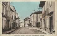 81 Tarn / CPA FRANCE 81 "Valderiès, Grand'rue et gendarmerie nationale"