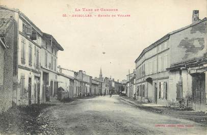 / CPA FRANCE 82 "Grisolles, entrée du village"