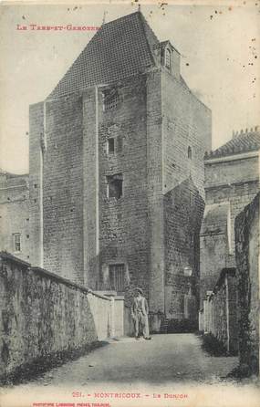 / CPA FRANCE 82 "Montricoux, le donjon"