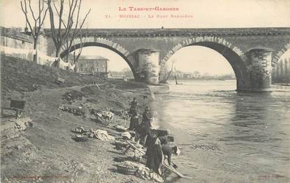 / CPA FRANCE 82 "Moissac, le pont Napoléon"