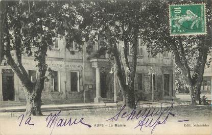 / CPA FRANCE 83 "Aups, la mairie"