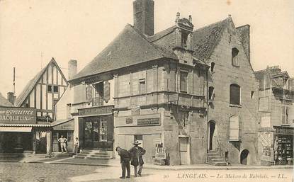 CPA FRANCE 37 "Langeais, la maison de Rabelais"