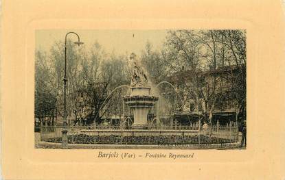 / CPA FRANCE 83 "Barjols,  fontaine Reynouard"