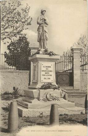 / CPA FRANCE 83 "Bras, le monument commémoratif"