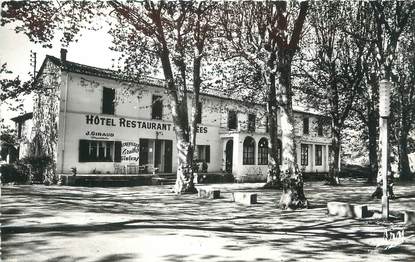 / CPSM FRANCE 83 "Bras, hôtel restaurant des allées"