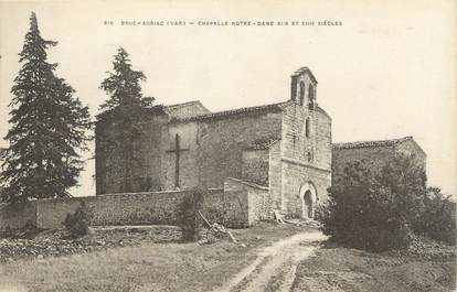 / CPA FRANCE 83 "Brue Auriac, chapelle Notre Dame"