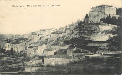 / CPA FRANCE 83 "Esparron, vue générale, le château"