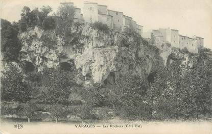 / CPA FRANCE 83 "Varages, les rochers"