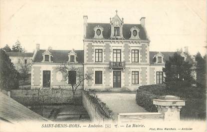 CPA FRANCE 37 "Saint Denis Hors, Amboise, la mairie"