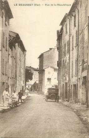 / CPA FRANCE 83 "Le Beausset, rue de la République"