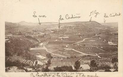 / CPA FRANCE 83 "Le Castellet, les paluns"