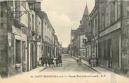 37 Indre Et Loire CPA FRANCE 37 "Saint Branchs, grande rue côté nord ouest" / Boucherie charcuterie Pr. MOREAU