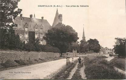 CPA FRANCE 28 "Courtalain, vue prise du calvaire"