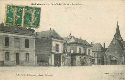 CPA FRANCE 37 "Saint Paterne, Partie de la place de la République"