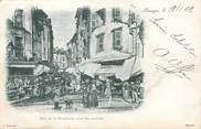 87 Haute Vienne / CPA FRANCE 87 "Limoges, rue de la boucherie avec les auvents"