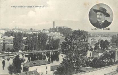/ CPA FRANCE 87 "Limoges, vue panoramique vers le pont neuf"