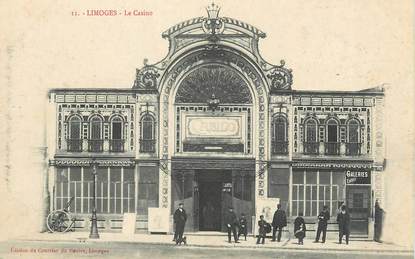 / CPA FRANCE 87 "Limoges, le casino"
