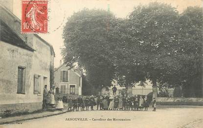 / CPA FRANCE 78 "Arnouville, carrefour des Marronniers"