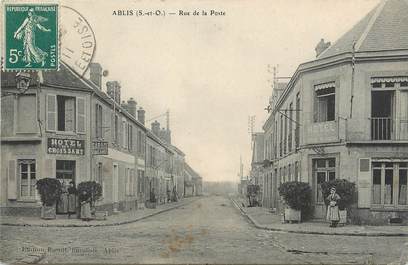 / CPA FRANCE 78 "Ablis, rue de la poste "