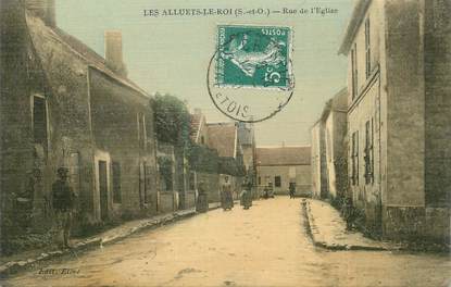 / CPA FRANCE 78 "Les Alluets Le Roi, rue de l'église"