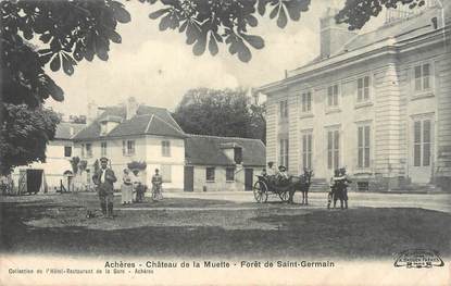 / CPA FRANCE 78 "Achères, château de la Muette "