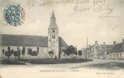 / CPA FRANCE 78 "Bourdonné, l'église"