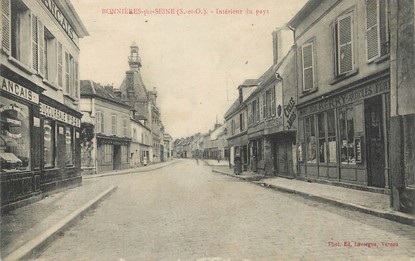 / CPA FRANCE 78 "Bonnières sur Seine, intérieur du pays"