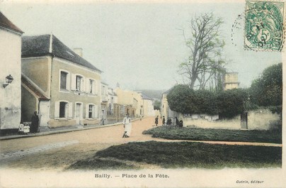 / CPA FRANCE 78 "Bailly, place de la fête"