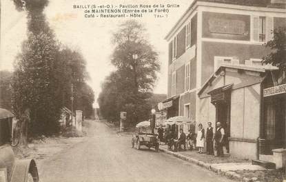 / CPA FRANCE 78 "Bailly, pavillon rose de la grille de Maintenon, hôtel"