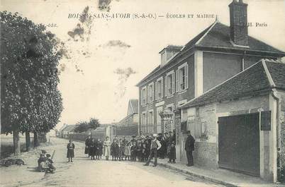 / CPA FRANCE 78 "Boissy sans Avoir, école et mairie"