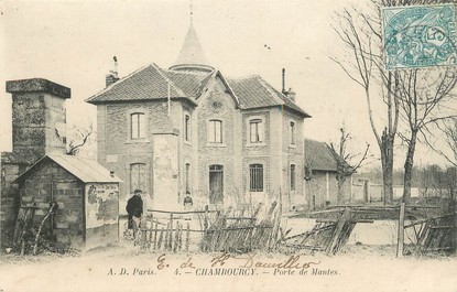 / CPA FRANCE 78 "Chambourcy, porte de Mantes"